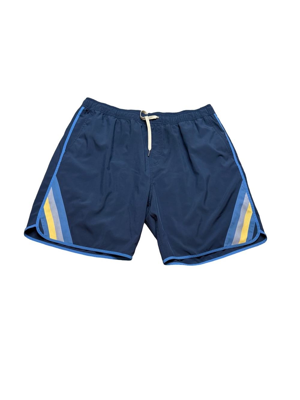 🩳 Fair Harbor Lined Swim Trunks‎ Men’s XXXL Retro Stripe Swim Shorts 🌊
